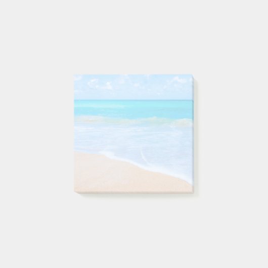 Amazing Beach Tropical Scene Foto Post-it® Notes (Voorkant)