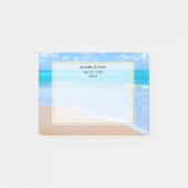 Amazing Beach Tropical Scene Photo Weddenschap Post-it® Notes (Voorkant)