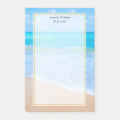 Amazing Beach Tropical Scene Photo Weddenschap Post-it® Notes (Voorkant)