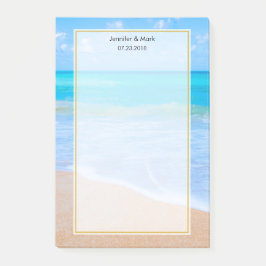 Amazing Beach Tropical Scene Photo Weddenschap Post-it® Notes