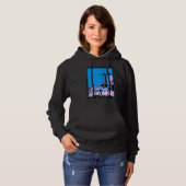 Amazing Beauful Greek Island Aegean Zee Santorin Hoodie (Voorkant volledig)