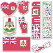 Amazing Bermuda Shapes National Symbols Sticker (Voorkant)