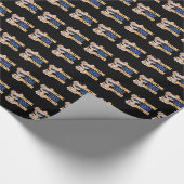 Amazing Big Brother Cool Dog Cadeaupapier (Hoek)