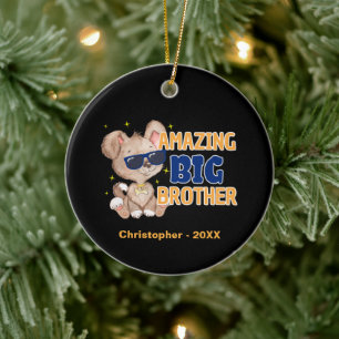 Amazing Big Brother Cool Dog Keramisch Ornament