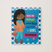 Amazing Black Girl Legpuzzel (Verticaal)