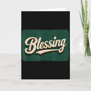 Amazing Blessing Logo Kostuum  Kaart