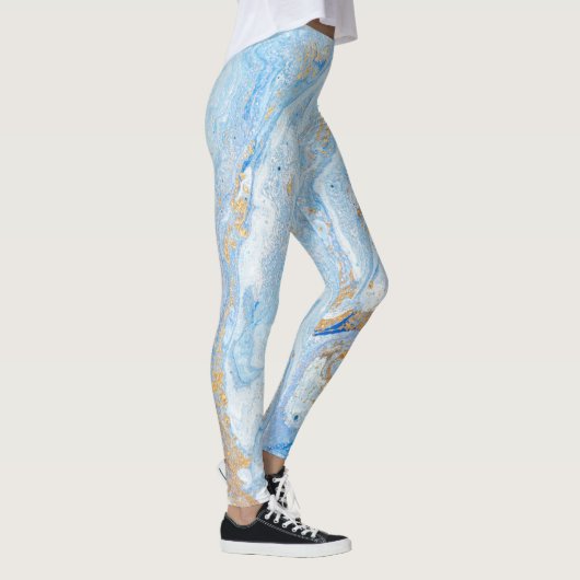 Amazing Blue Marble Leggings (Rechts)