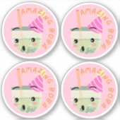 Amazing Boba - Pack van 4 Sticker (Voorkant)