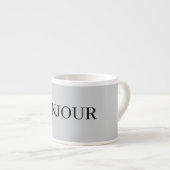 AMAZING BONJOUR Mug Espresso Kop (Voorkant rechts)