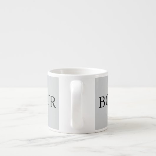 AMAZING BONJOUR Mug Espresso Kop (Achterkant)
