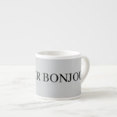 AMAZING BONJOUR Mug Espresso Kop (Voorkant rechts)