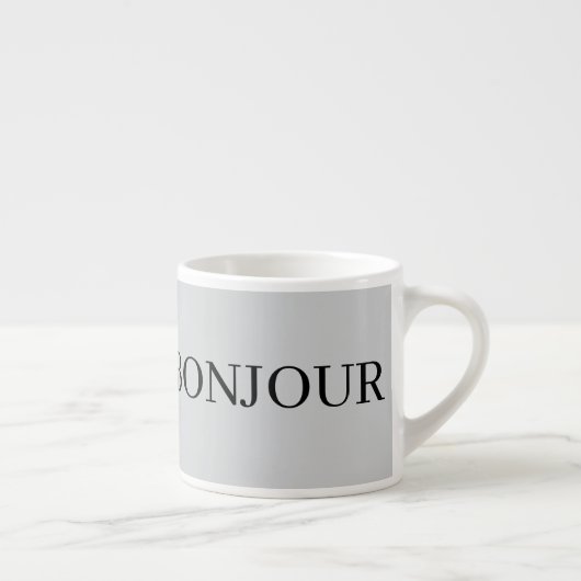AMAZING BONJOUR Mug Espresso Kop (Rechts)