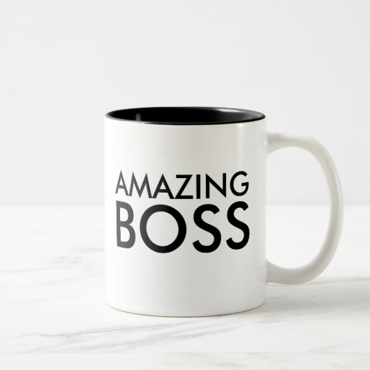 Amazing Boss Mok | Kantoor Coper Funny gift (Rechts)