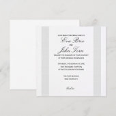 Amazing bruiloft Griekse uitnodiging (Voorkant / Achterkant)