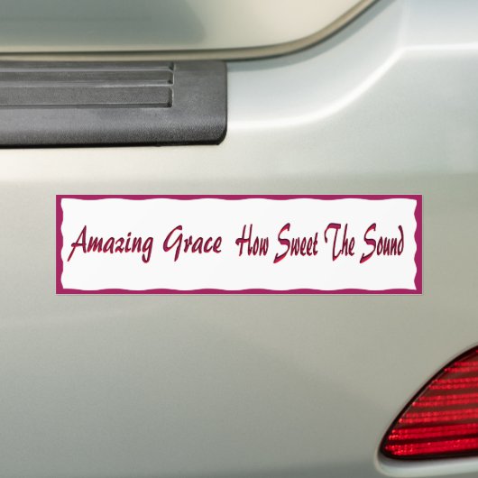 AMAZING BUMPERSTICKER (Op auto)