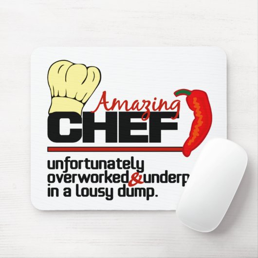 Amazing Chef mousepad Muismat (Met muis)