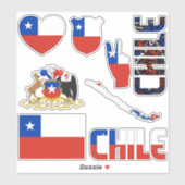 Amazing Chili Shapes National Symbols Sticker (Vel)