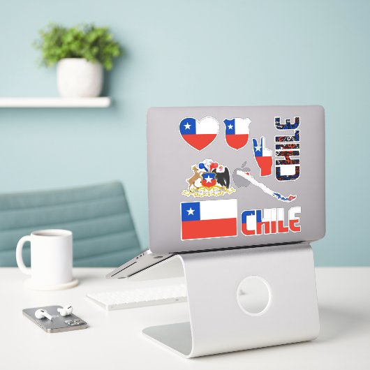Amazing Chili Shapes National Symbols Sticker (Laptop op bureau)