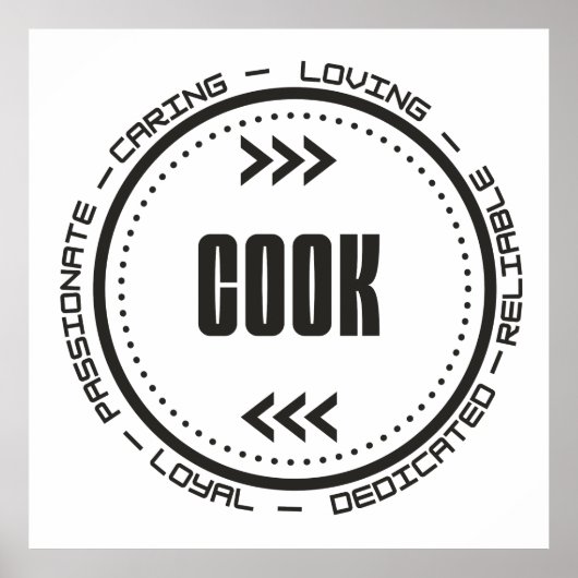 Amazing Cook Poster (Voorkant)