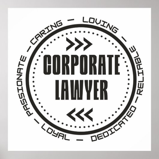 Amazing Corporate Lawyer Poster (Voorkant)