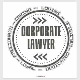 Amazing Corporate Lawyer Sticker