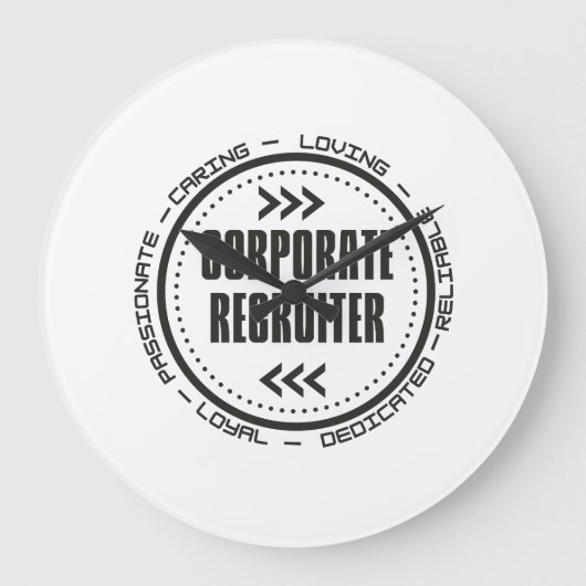 Amazing Corporate Recruiter Grote Klok (Voorkant)