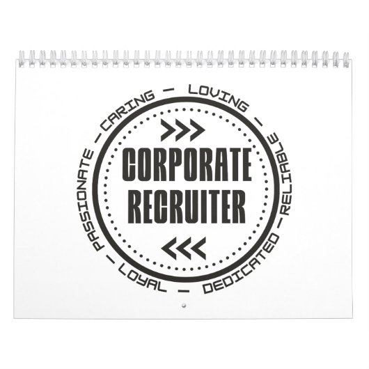 Amazing Corporate Recruiter Kalender (Hoes)