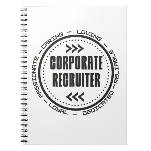 Amazing Corporate Recruiter Notitieboek (Voorkant)