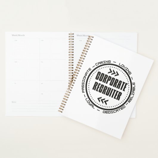 Amazing Corporate Recruiter Planner (Display)