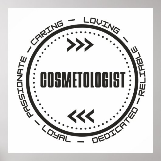 Amazing Cosmetoloog Poster (Voorkant)