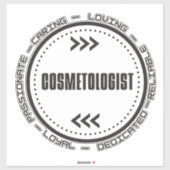 Amazing Cosmetoloog Sticker (Vel)