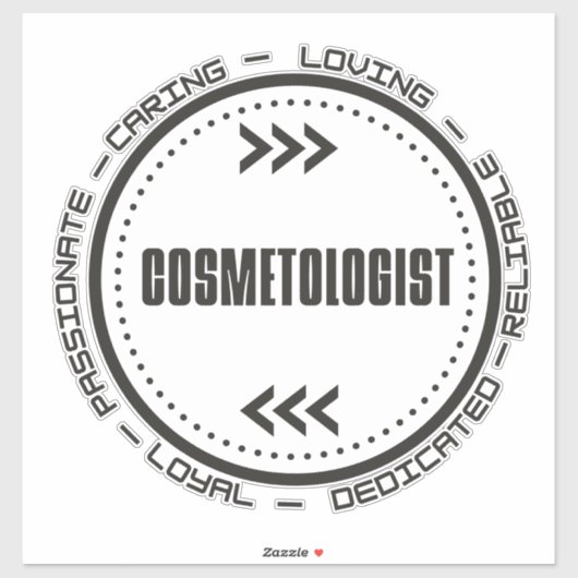 Amazing Cosmetoloog Sticker (Vel)