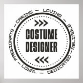 Amazing Costume Designer Poster (Voorkant)