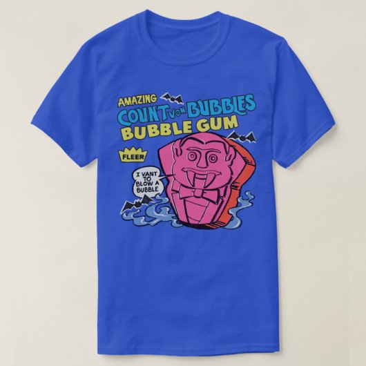 Amazing Count von Bubbles Bubble Gum T-shirt (Design voorkant)
