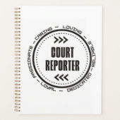 Amazing Court Reporter Planner (Voorkant)