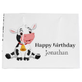 Amazing  Cow Birthday Groot Cadeauzakje (Voorkant)
