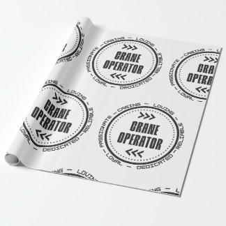 Amazing Crane Operator Cadeaupapier