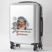 Amazing Custom-Cut Vinyl Sticker (Koffer)