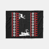 Amazing Cute Funny Duck Hunter Deer Hunter Hunting Fleece Deken (Voorkant (Horizontaal))