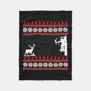 Amazing Cute Funny Duck Hunter Deer Hunter Hunting Fleece Deken