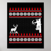 Amazing Cute Funny Duck Hunter Deer Hunting Ugly C Poster (Voorkant)