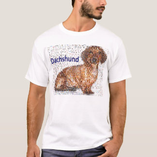 Amazing Dachshund Dog Montage T-shirt