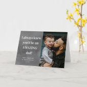 Amazing dad Vaderdag Kaart (Gele Bloem)