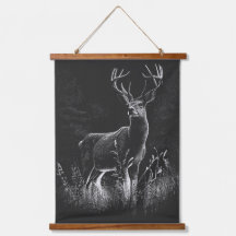 amazing deer in nature draw