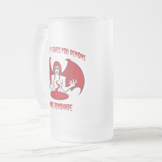 Amazing Demon Boy Demonade Matglas Bierpul (Voorkant links)