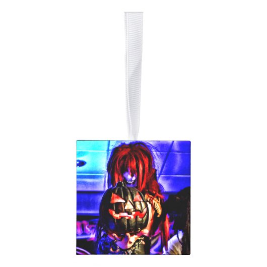 Amazing Demon Boy Foto Cube Ornament (Rechts)