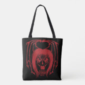 Amazing Demon Boy Halloween 2021 Blood Red Tote Bag (Achterkant)