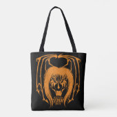 Amazing Demon Boy Halloween 2021 Oranje Canvas tas (Achterkant)