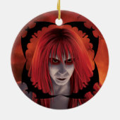 Amazing Demon Boy keramiek Keramisch Ornament (Achterkant)