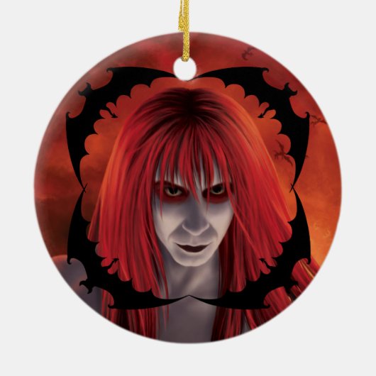 Amazing Demon Boy keramiek Keramisch Ornament (Achterkant)
